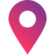 A location pin denoting the venue on the map